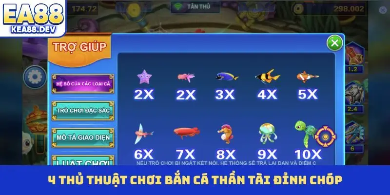 4 thủ thuật chơi bắn cá Thần Tài đỉnh chóp