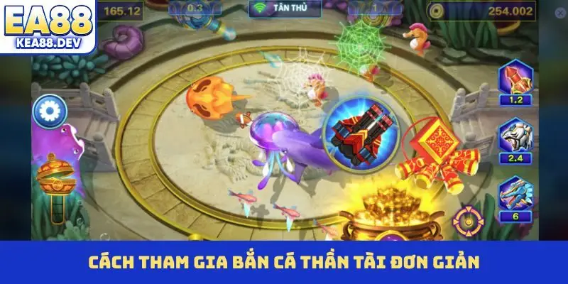 Cách tham gia bắn cá Thần Tài đơn giản