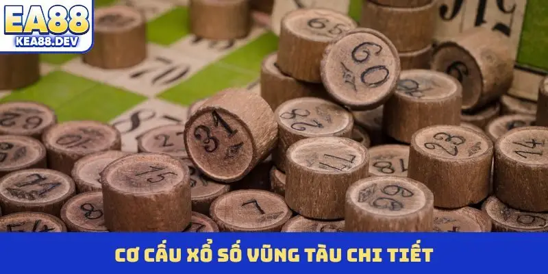Cơ cấu xổ số Vũng Tàu chi tiết